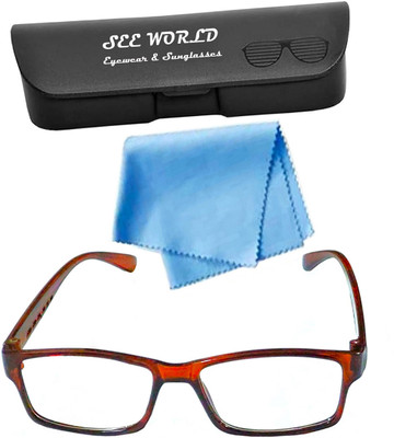 See World Full Rim (+1.75) Rectangle Reading Glasses(130 mm)