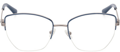 GUESS Half Rim Cat-eyed Frame(53 mm)