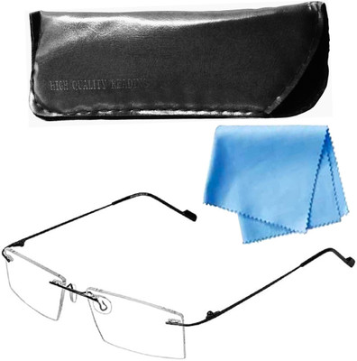 VALENCIA Rimless (+2.50) Rectangle Reading Glasses(125 mm)