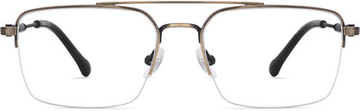 Lenskart STUDIO Half Rim Rectangle Frame(54 mm)