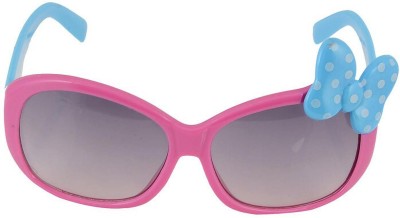 Optify Rectangular Sunglasses(For Girls, Black)