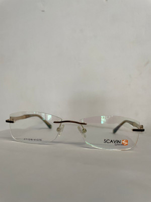 scavin eye wear Rimless Square Frame(5 mm)