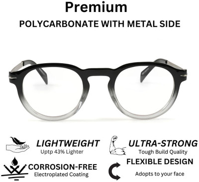 REDHILLS Full Rim Round Frame(55 mm)
