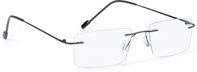Redex Rimless (+2.50) Rectangle Reading Glasses(55 mm)