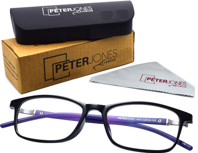 PETER JONES Full Rim Rectangle Frame(52 mm)