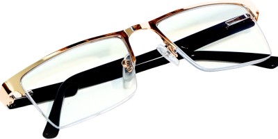 GLASSIV Half Rim (+1.00) Rectangle Reading Glasses(50 mm)