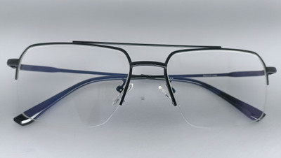 LENSCLICK Half Rim Rectangle Frame(56 mm)