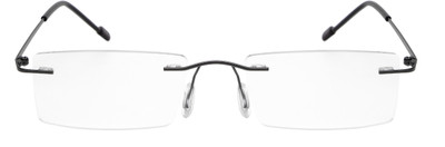 Venzora Rimless (+3.00) Rectangle Reading Glasses(120 mm)