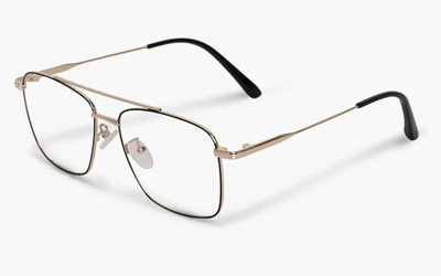 ALFATOORE Full Rim Aviator Frame(140 mm)