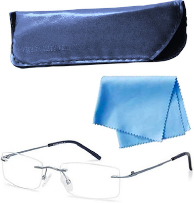 VALENCIA Rimless (+1.75) Rectangle Reading Glasses(125 mm)