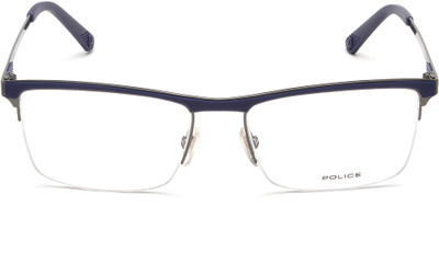 Police Half Rim Square Frame(54 mm)