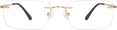 john jacobs Rimless Rectangle Frame(55 mm)