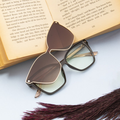 Ted Smith Full Rim Cat-eyed Frame(53 mm)