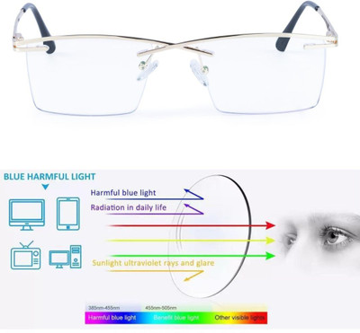 REDHILLS Rimless Rectangle Frame(55 mm)