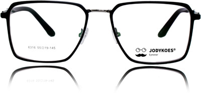 East West Opticals Full Rim Square Frame(55 mm)