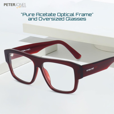 PETER JONES Full Rim Square Frame(58 mm)