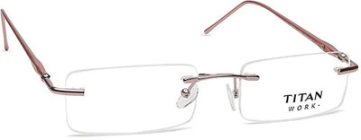 Titan Rimless Rectangle Frame(52 mm) Titan Rimless Rectangle Frame(52 mm)