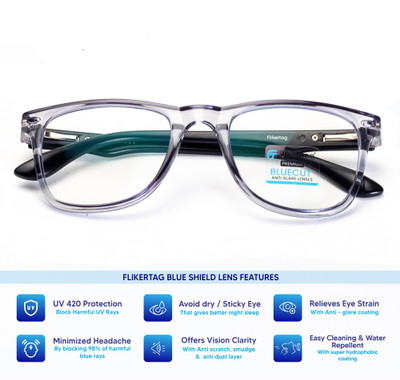 Flikertag Full Rim Wayfarer Frame(50 mm)