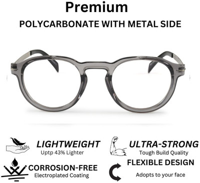 REDHILLS Full Rim Round Frame(55 mm)