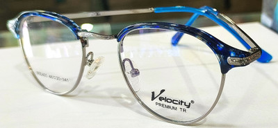 Velocity Eyewear Full Rim Oval Frame(48 mm)