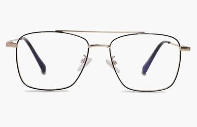 ALFATOORE Full Rim Aviator Frame(140 mm)