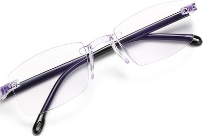 Sunoir Rimless (+2.25) Rectangle Reading Glasses(45 mm)