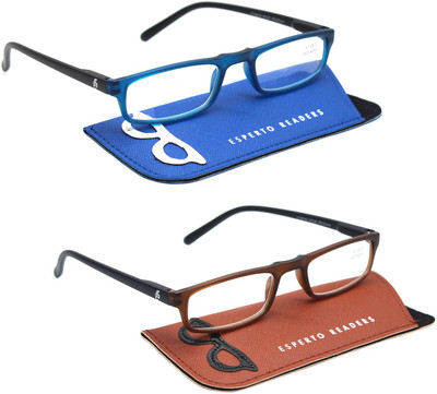 Esperto Full Rim (+2.00) Rectangle Reading Glasses(130 mm) Esperto Full Rim (+2.00) Rectangle Reading Glasses(130 mm)