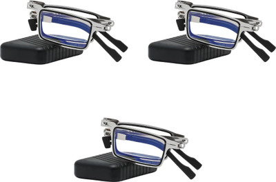 Lellow Folding (+3.00) Rectangle Reading Glasses(50 mm)