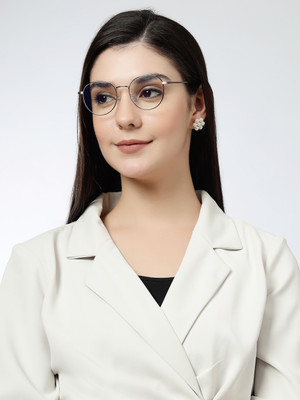 Hashtag eyewear Full Rim Round Frame(49 mm)