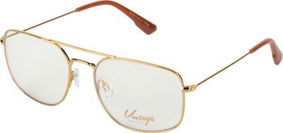 Vintage Full Rim Rectangle Frame(57 mm)