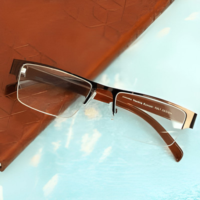 Glasso Half Rim (+2.00) Rectangle Reading Glasses(130 mm)