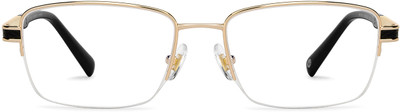 john jacobs Half Rim Rectangle Frame(54 mm)
