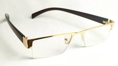 Young Tag Half Rim (+2.00) Rectangle Reading Glasses(50 mm)