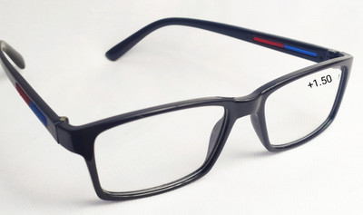Young Tag Full Rim (+1.50) Rectangle Reading Glasses(50 mm)