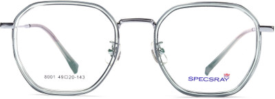 SpecsRay Full Rim Round Frame(49 mm)