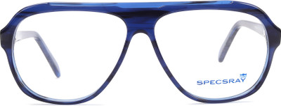 SpecsRay Full Rim Aviator Frame(57 mm)