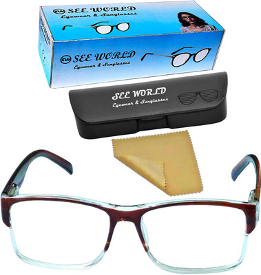 See World Full Rim (+1.75) Rectangle Reading Glasses(130 mm)