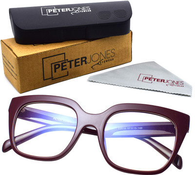 PETER JONES Full Rim Square Frame(57 mm)