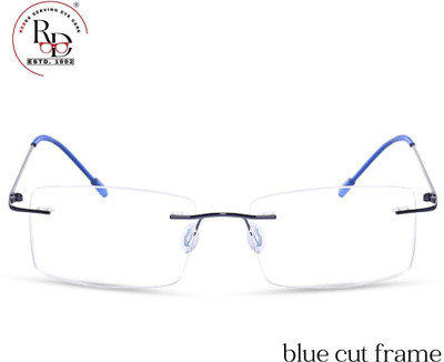 Redex Rimless (+3.75) Rectangle Reading Glasses(55 mm)