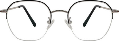 cleardekho Half Rim Oval Frame(138 mm)