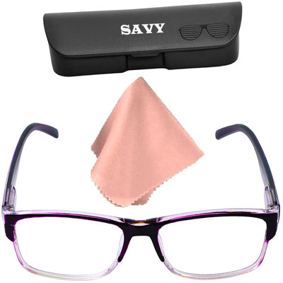 Savy Full Rim (+1.00) Rectangle Reading Glasses(130 mm)