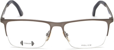 POLICE Half Rim Square Frame(53 mm)
