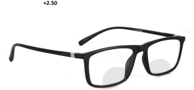 Optify Full Rim (+2.50) Rectangle Reading Glasses(50 mm)