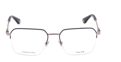 Police Half Rim Rectangle Frame(54 mm)