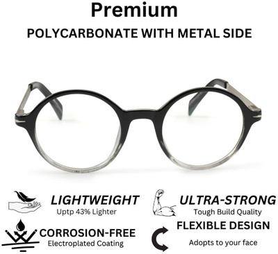 REDHILLS Full Rim Round Frame(55 mm)