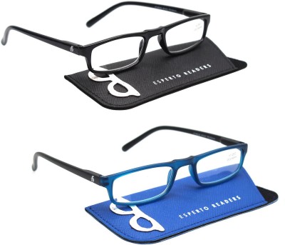 Esperto Full Rim (+2.25) Rectangle Reading Glasses(130 mm)