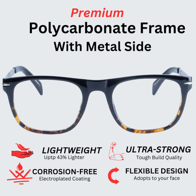 REDHILLS Full Rim Rectangle Frame(55 mm)