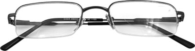 hustler Half Rim (+1.75) Rectangle Reading Glasses(50 mm)