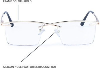 REDHILLS Rimless Rectangle Frame(55 mm)