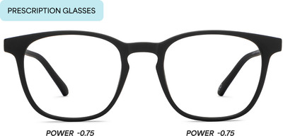 Lenskart Hustlr Full Rim (-0.75) Wayfarer Reading Glasses(50 mm)